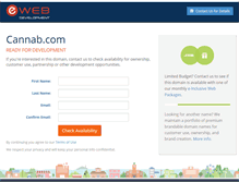 Tablet Screenshot of cannab.com